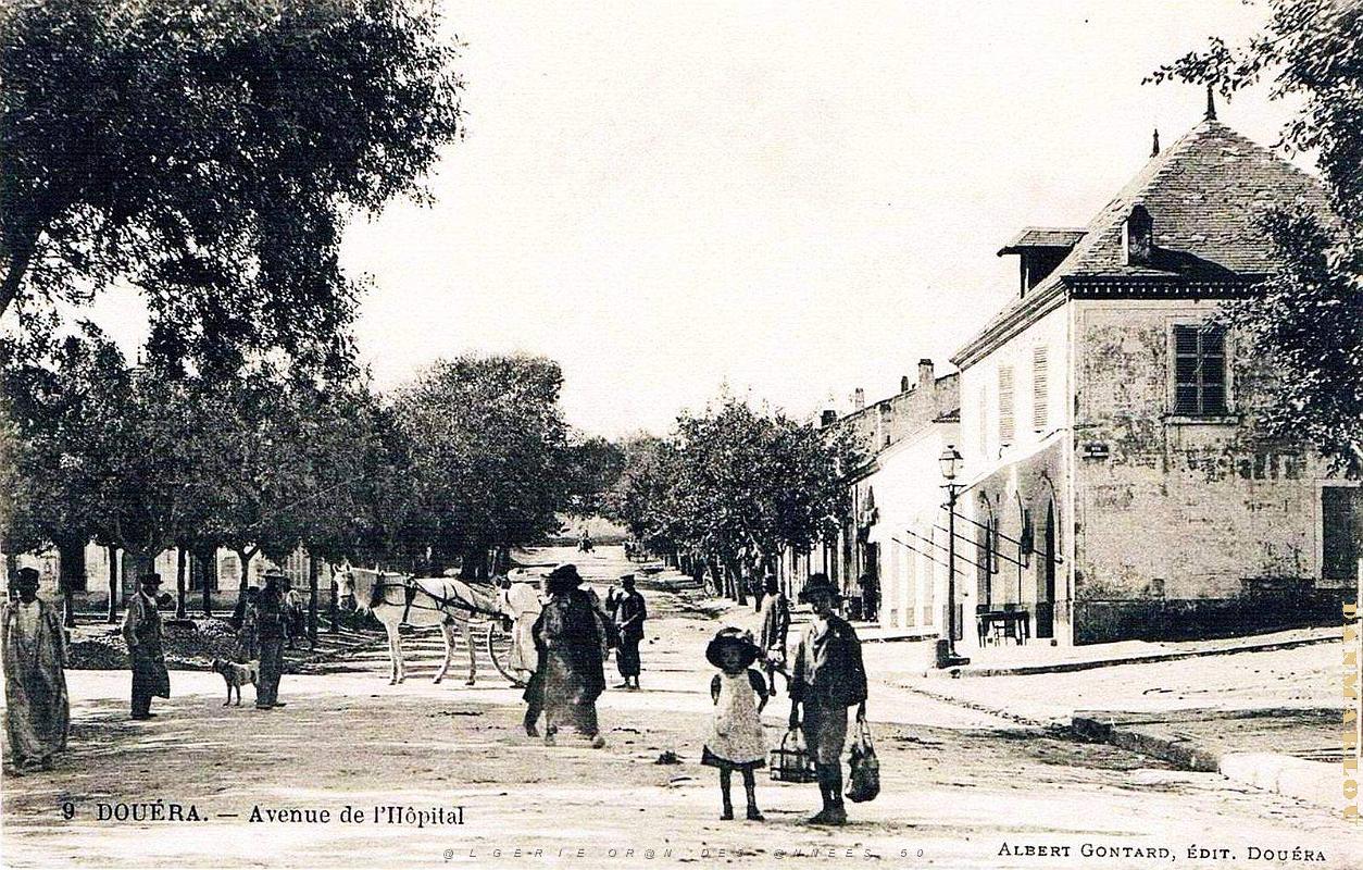 2303- Douera - Avenue de l'hopital - 1911.jpg